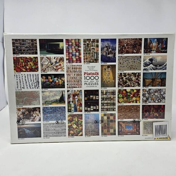 PIATNIK 1000 PIECE PUZZLE WINE GALLERY MADE IN AUSTRIA 26.7" X 18.8" NEW - Picture 3 of 5